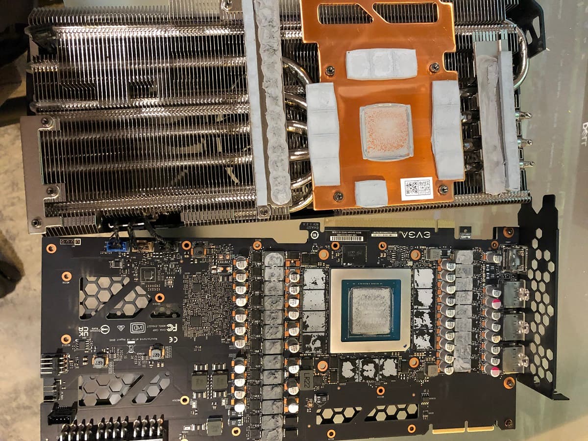 EVGA FTW3 3090 opened up